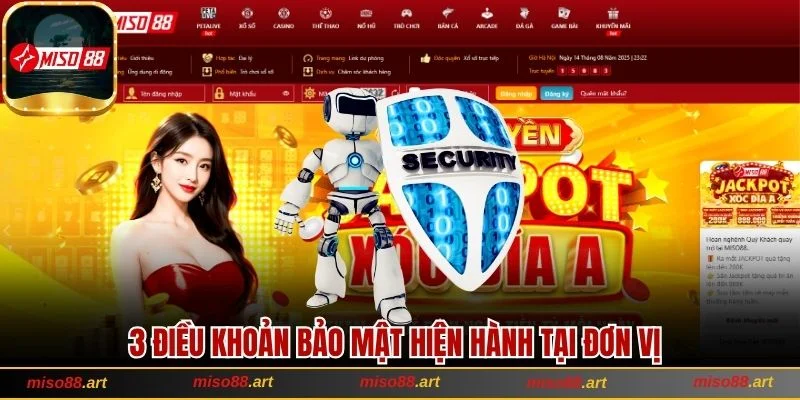 Tổng Hợp Chính Sách Bảo Mật Hiện Hành Tại Đơn Vị Miso88 2 3 điều khoản cụ thể được cập nhật mới nhất tại Miso88