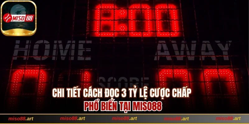 Kèo Châu Á Cùng Hướng Dẫn Đọc 3 Tỷ Lệ Cược Chấp Phổ Biến 2 Chi tiết cách đọc 3 tỷ lệ cược chấp phổ biến tại Miso88