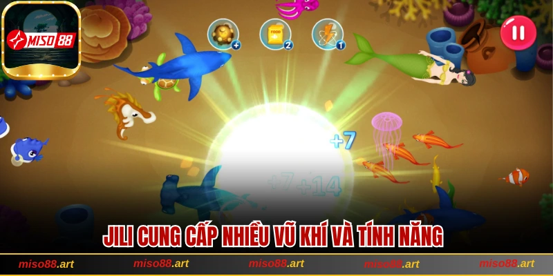 3 Tựa Game Bắn Cá JILI Đặc Sắc Nhất Bạn Không Nên Bỏ Qua 2 JILI cung cấp nhiều vũ khí và tính năng